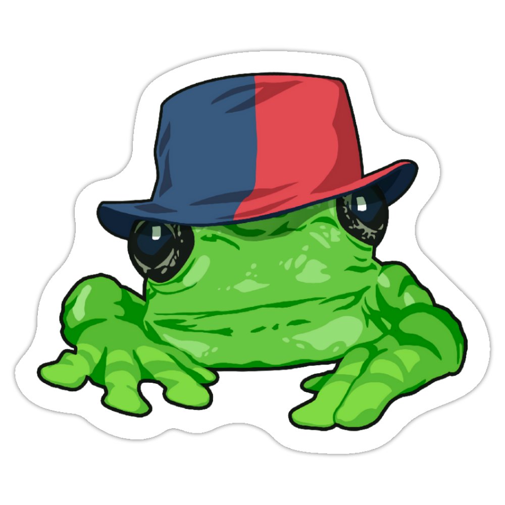 Frog Stomper Sticker